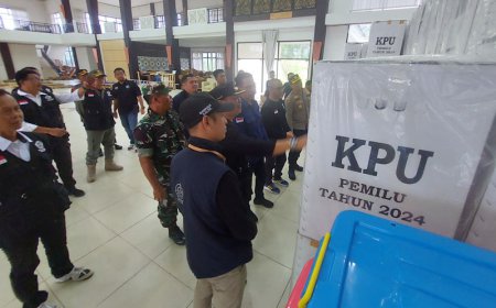 Tiga Hari Jelang Pencoblosan, KPU Batola Kirim Logistik Terakhir Pemilu