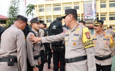 Lepas Pergeseran Personel, Kapolda Kalsel Tekankan Kesiagaan di TPS