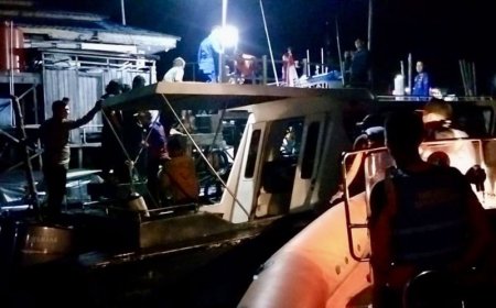 Kandas di Tanjung Mangkok Kotabaru, 9 ABK Wijaya Kusuma Berhasil Diselamatkan