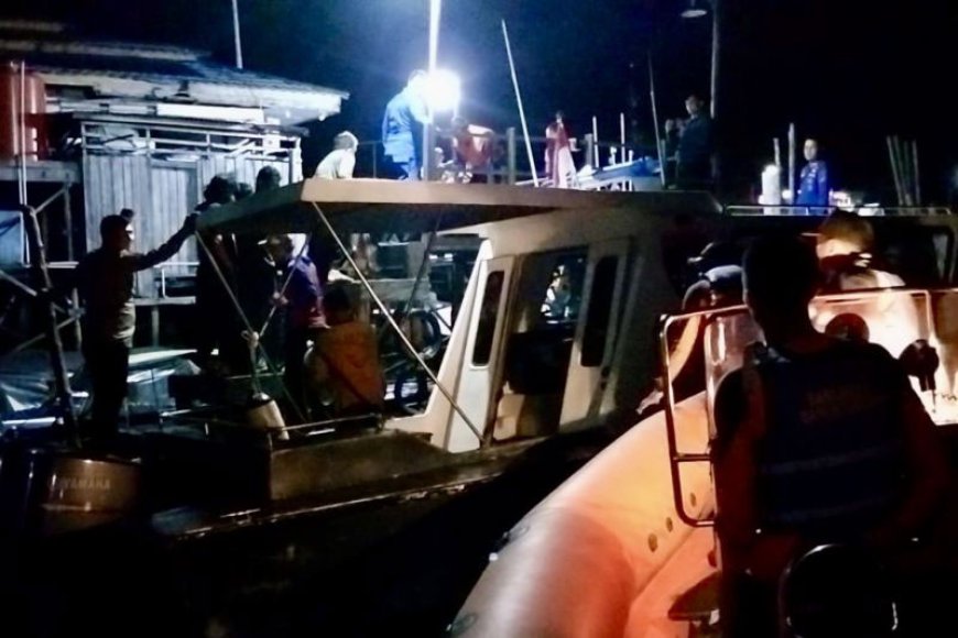 Kandas di Tanjung Mangkok Kotabaru, 9 ABK Wijaya Kusuma Berhasil Diselamatkan