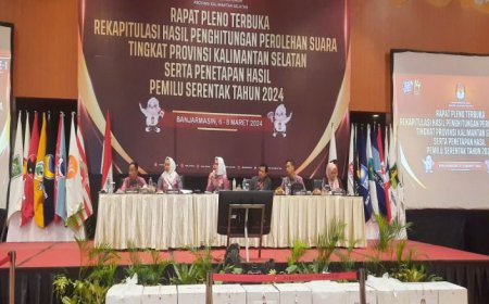 Rekapitulasi Penghitungan Suara Dimulai, KPU Kalsel Siap Terima Protes