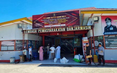 Berkah Idulfitri 1445 Hijriah, 24 Narapidana di Kalsel Hirup Udara Bebas