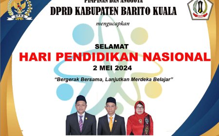 DPRD Batola Mengucapkan Selamat Hari Pendidikan Nasional 2024