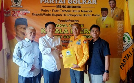 Kader Hingga Penjabat Bupati Ikut Penjaringan Bacada Partai Golkar Batola