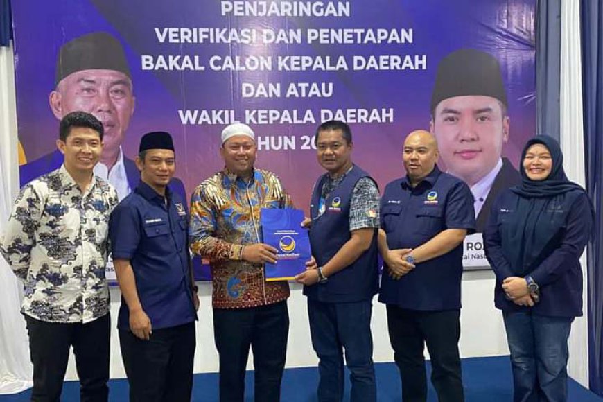 Mantap Maju di Pilkada Batola 2024, Bahrul Ilmi Mendaftar ke Tiga Partai