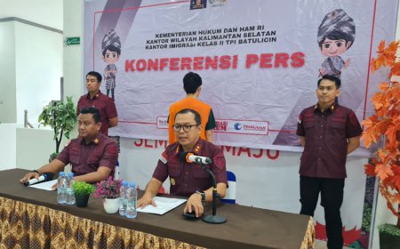 Imigrasi Batulicin Tanah Bumbu Deportasi WNA Tiongkok