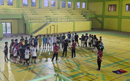 Tak Ingin Menumpang Lewat, Afkab Batola Genjot Skuat Kejurprov Futsal Kalsel