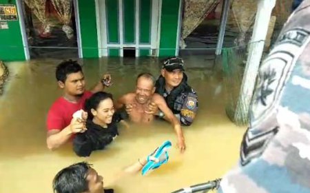 Banjir Rendam Puluhan Desa di Tanah Bumbu, 7.743 Jiwa Terdampak