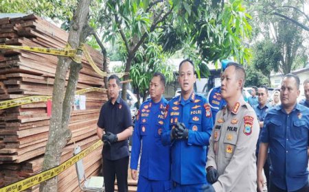 Polda Kalsel Bongkar Bisnis Kayu Perambahan Hutan Kalteng