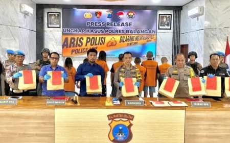 Jual Perempuan Muda Via Michat, 7 Pelaku Ditangkap Polres Balangan