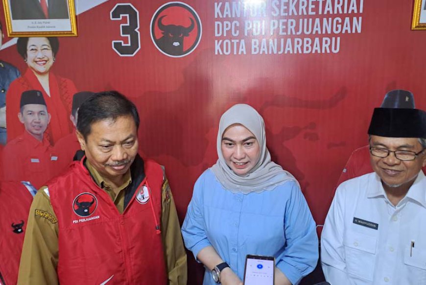 Mendaftar ke PDIP Banjarbaru, Lisa Halaby Dapat Sinyal Positif