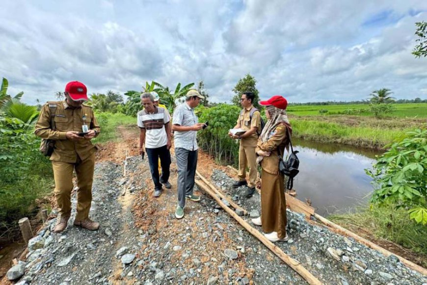 Bangun Jaringan Distribusi Utama Air di Batola, PUPR Kalsel Mulai Tinjau Lapangan