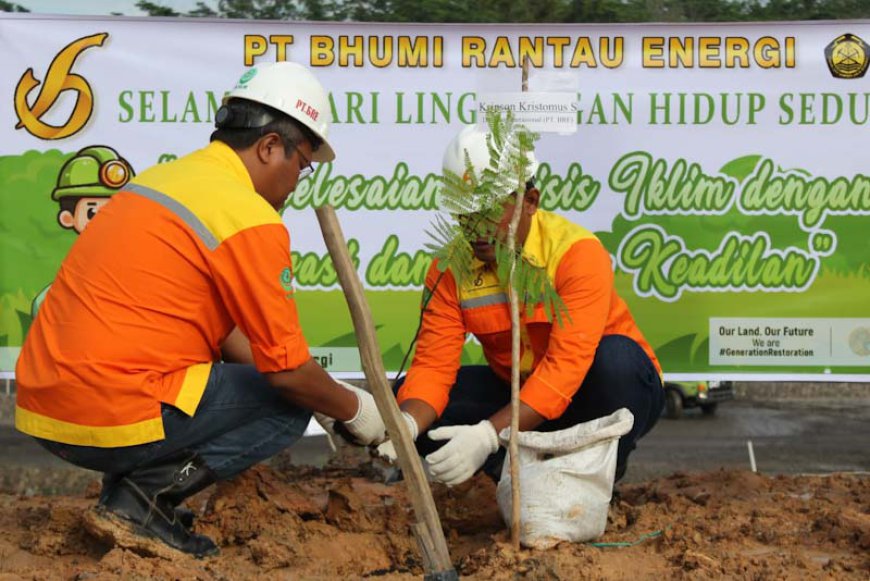 Peringati Hari Lingkungan Hidup Sedunia, PT BRE Lampaui Target Penanaman Pohon