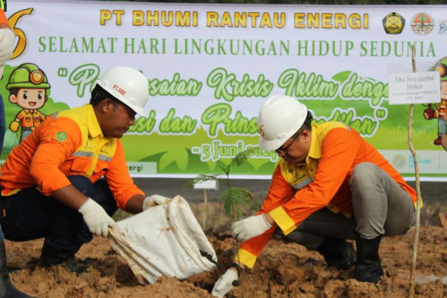 Peringati Hari Lingkungan Hidup Sedunia, PT BRE Lampaui Target Penanaman Pohon