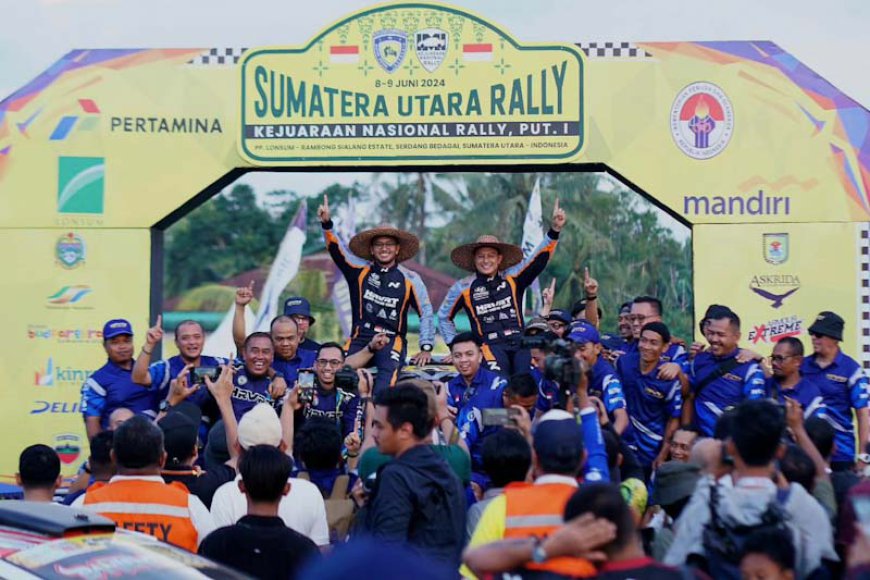 Tampil Dominan, Rihan Variza Menjuarai Seri Pembuka Kejurnas Rally 2024 di Rambung Sialang