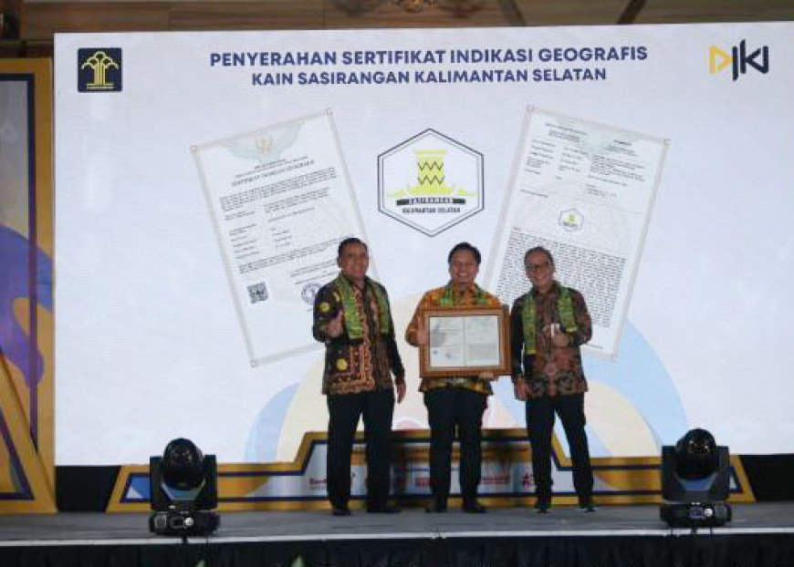 Terdaftar Sebagai Indikasi Geografis, Sasirangan Sah Milik Kalsel