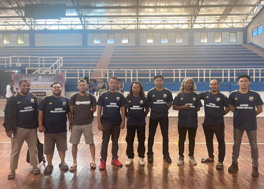 Termasuk Jurnalis Batola, 16 Tim Ikuti Turnamen Futsal Hari Bhayangkara ke-78