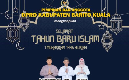 DPRD Batola Mengucapkan Selamat Tahun Baru Islam 1446 Hijriah