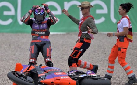 Jorge Martin Apes Jelang Last Lap, Bagnaia Menangi MotoGP Jerman