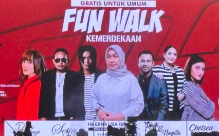 Semarak HUT Kemerdekaan RI, Lisa Halaby Gelar Fun Walk Berhadiah Total Rp1 Miliar!