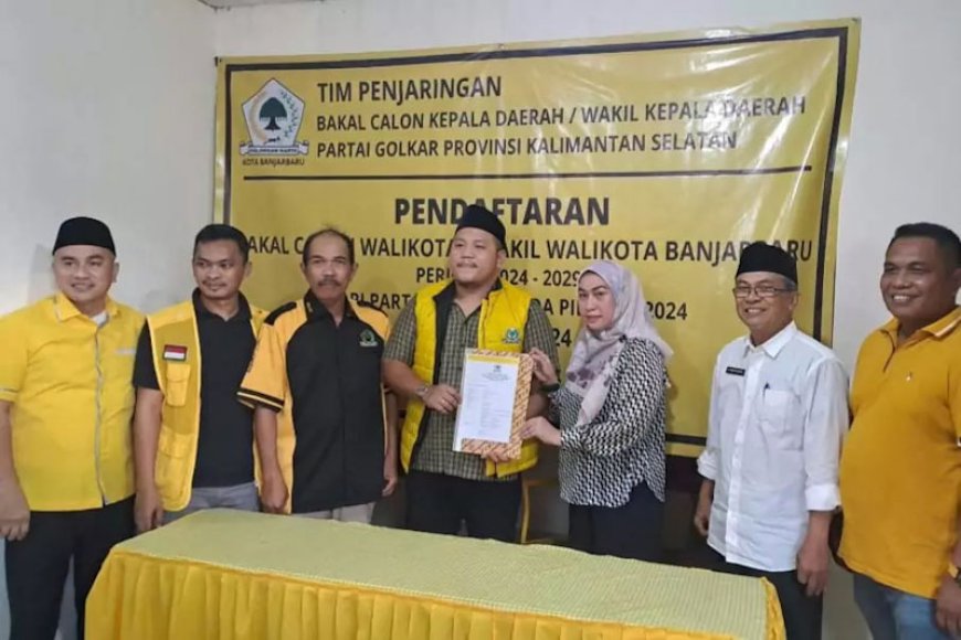 Serius Bertarung di Pilkada Banjarbaru 2024, Lisa Halaby Lamar Golkar dan Nasdem