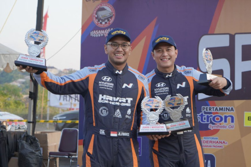 Rihan Variza Sapu Bersih di Kejurnas Sprint Rally 2024 Putaran Keempat