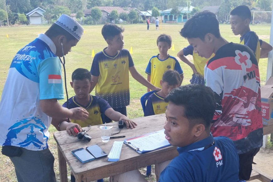 Pantau Kondisi Pesepakbola Binaan, PT BRE Gelar Tes Kebugaran