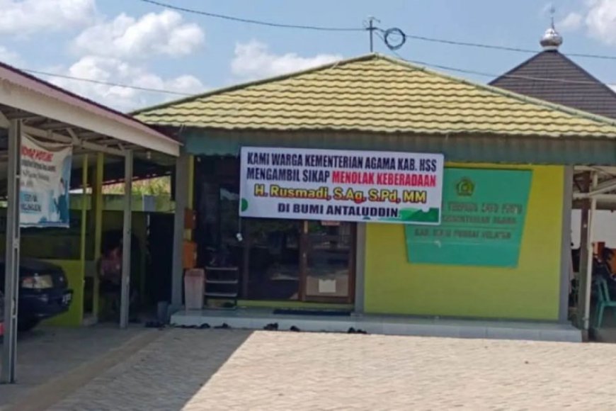 Sempat Digeruduk Pegawai, Kepala Kemenag HSS Siap Islah