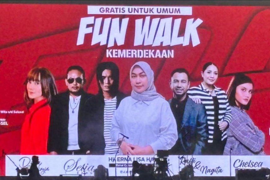 Semarak HUT Kemerdekaan RI, Lisa Halaby Gelar Fun Walk Berhadiah Total Rp1 Miliar!