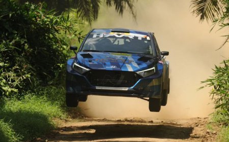 Rihan Variza Sapu Bersih Leg Pertama APRC dan Kejurnas Rally 2024 di Sumut