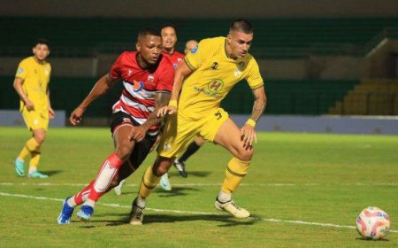 Eksel Cetak Gol Cepat, Barito Putera Tekuk Madura United