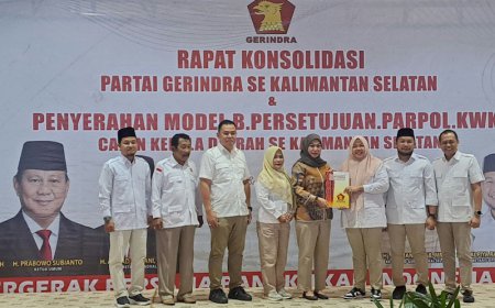 Gerindra Serahkan B1-KWK, Modal Lisa Halaby-Wartono Kian Solid