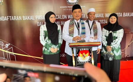 Imbas Positif Putusan MK, Aditya-Said Abdullah Resmi Mendaftar ke KPU Banjarbaru