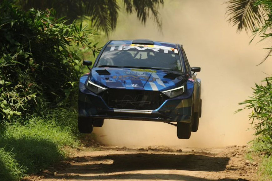 Rihan Variza Sapu Bersih Leg Pertama APRC dan Kejurnas Rally 2024 di Sumut