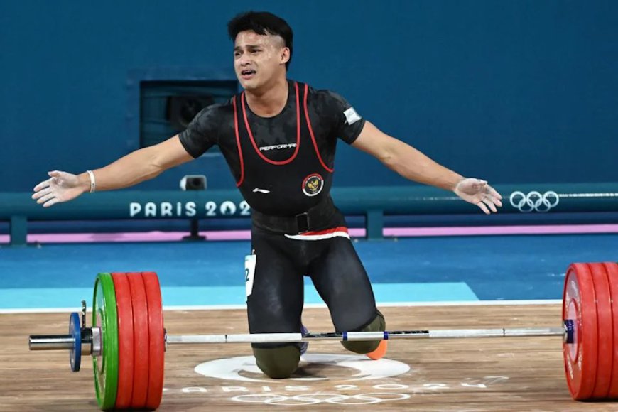 Rizki Juniansyah Dobrak Kebuntuan Medali Emas Angkat Besi Indonesia di Olimpiade