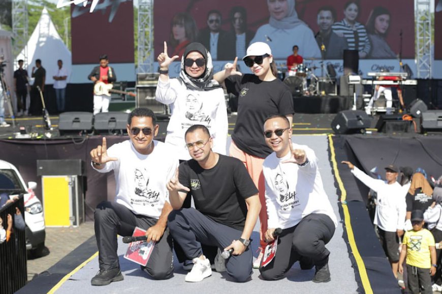 Ikut Fun Walk Bersama Lisa Halaby, Mualaf di Banjarbaru Raih Hadiah Umrah