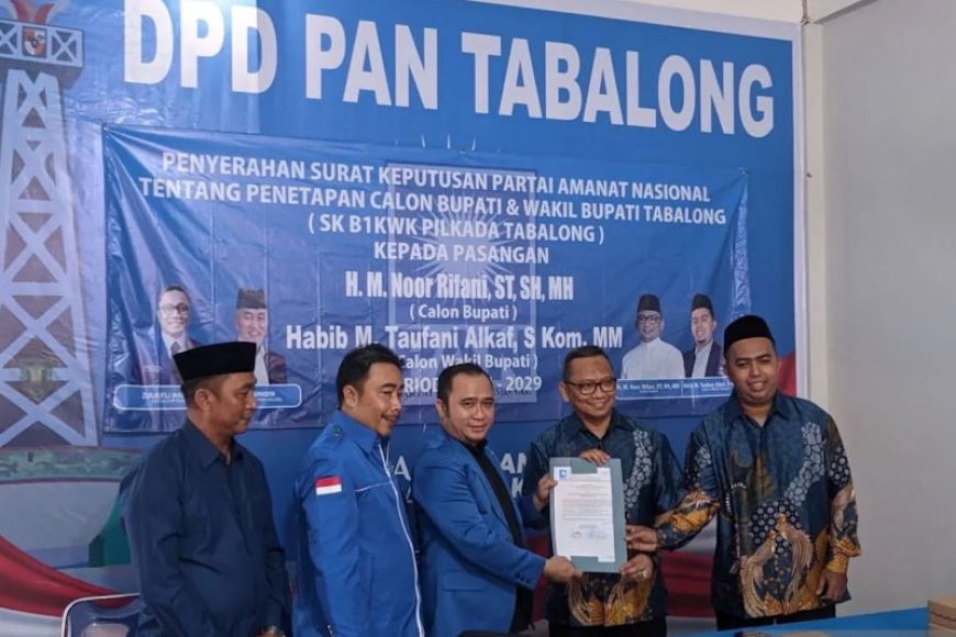 PAN Tambah Kekuatan Rifani-Habib Taufani di Pilkada Tabalong 2024