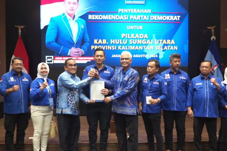 Didukung Partai Demokrat, Jalan Sahrujani-Hero Setiawan Kian Lapang di Pilkada HSU