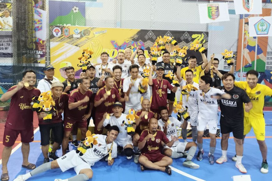 Futsal Kalsel Borong Sepasang Medali Emas di Porwanas XIV