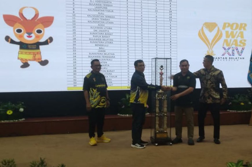 Kalsel Cetak Sejarah, Sukses Juara Umum Porwanas XIV