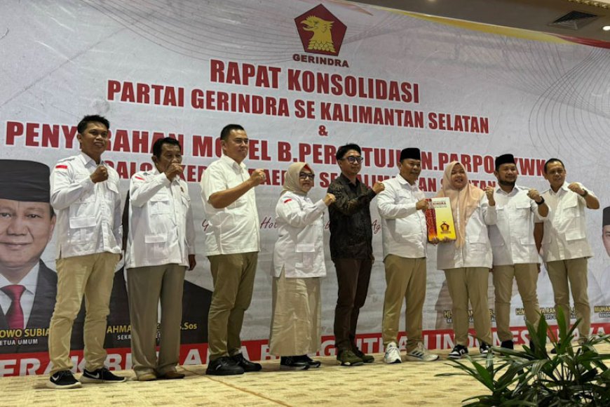 Terima B1-KWK Gerindra, Mujiyat-Fahrin Mendaftar di Hari Kedua