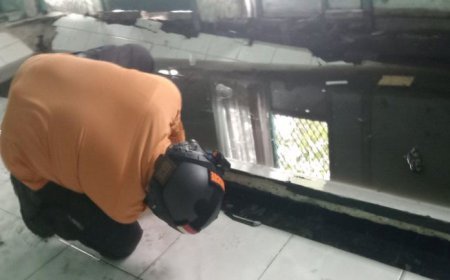 Aula SMAN 7 Banjarmasin Ambruk Saat Sosialisasi, 2 Siswa Dilarikan ke Rumah Sakit