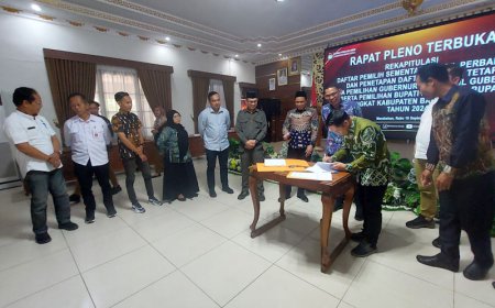 DPT Pilkada Batola 2024 Ditetapkan, Bawaslu Beri Masukan