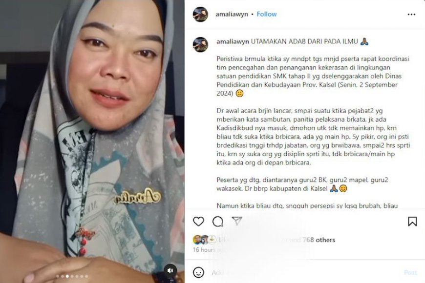 Kepala Disdikbud Kalsel Disorot Lagi, Gusar Usai Ditegur Merokok Dalam Ruangan AC