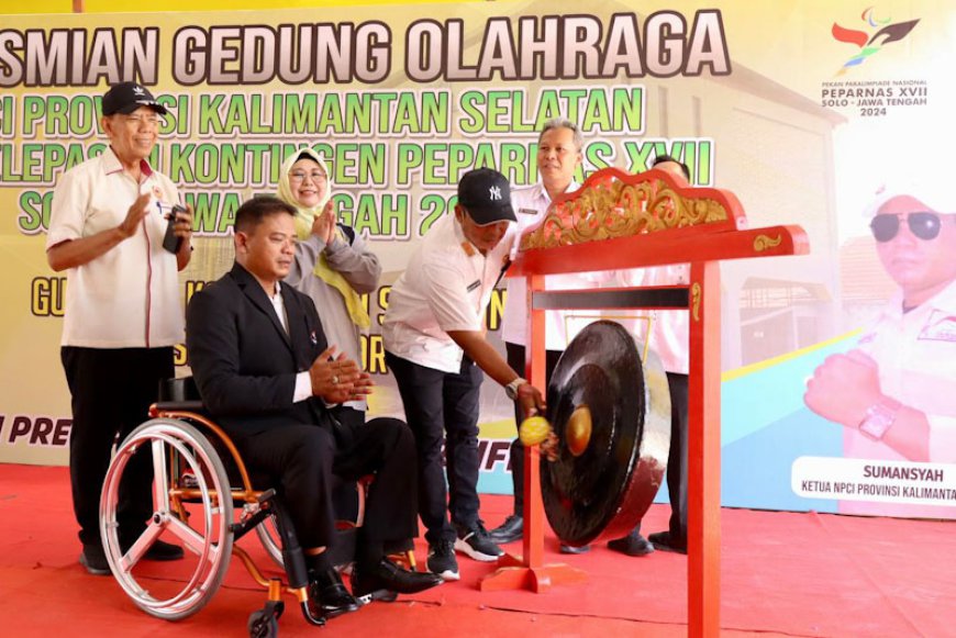 Haru Iringi Peresmian GOR NPCI Kalsel di Banjarbaru