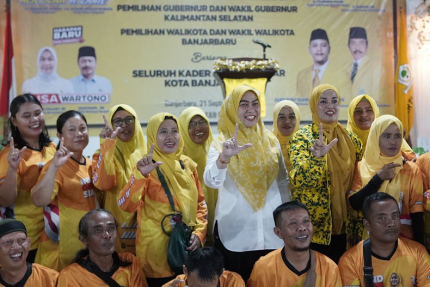 Gelar Konsolidasi Internal, Golkar Banjarbaru Bersiap Memenangkan Lisa-Wartono