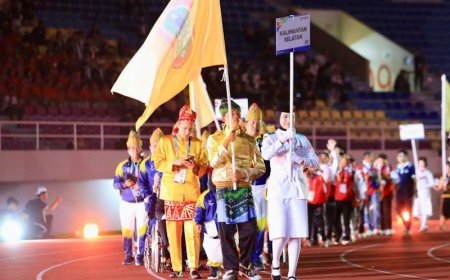 Kalsel Finis Ketujuh, Jateng Juara Umum Peparnas 2024