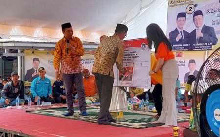 Warga Cerbon Batola Antusias Simak Program Rahmadian Noor-Sumarji Soal Pendidikan