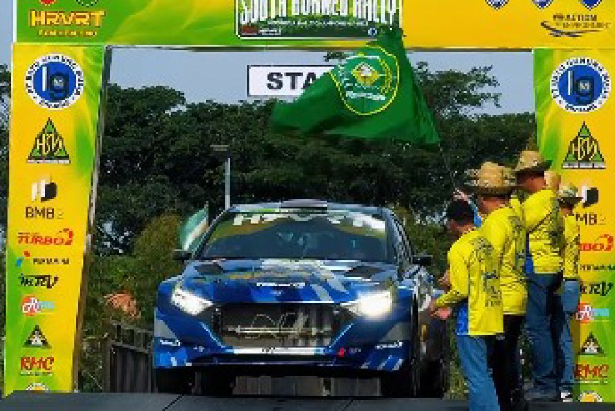 Rihan Variza Langsung Tancap Gas di South Borneo Rally 2024, Kuasai SSS Rantau Baru