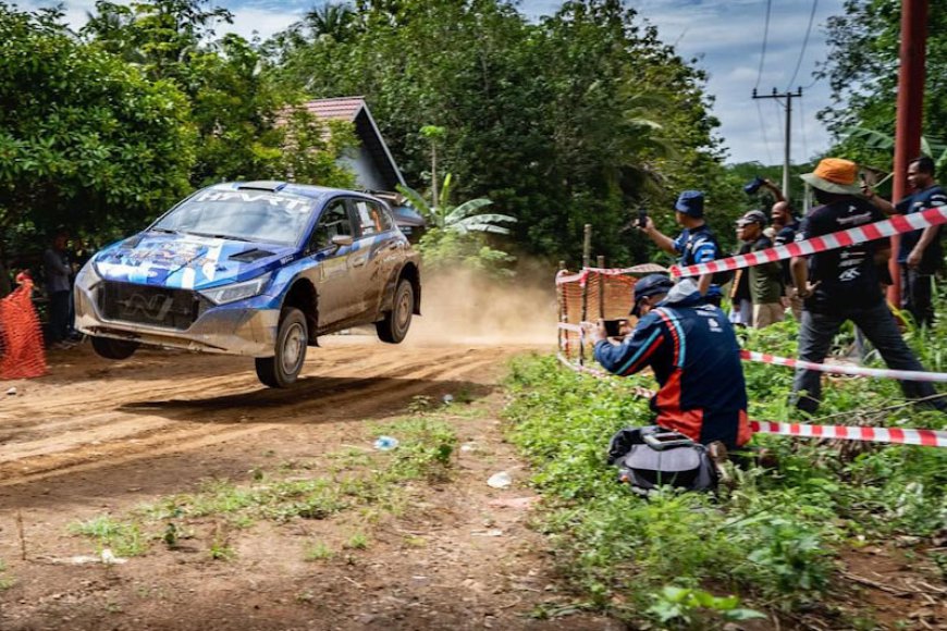 Selangkah Lagi! Rihan Variza Juara Nasional Rally 2024